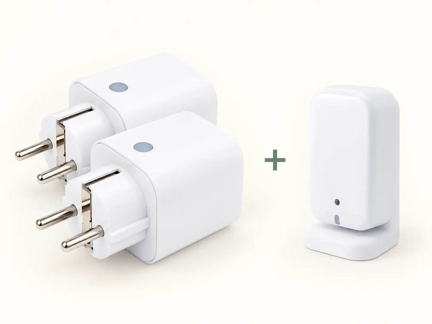 Zwei smarte Zwischenstecker und ein Präsenzsensor